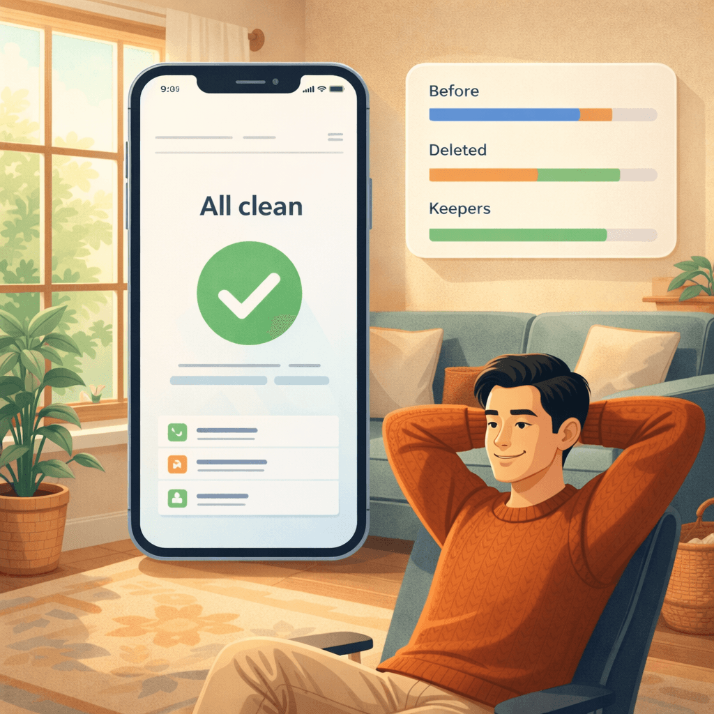 Mere ryddeligt iPhone-bibliotek