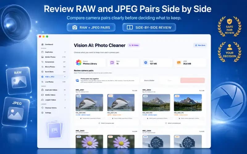 RAW + JPEG Photos on Mac: What Should You Keep? (2026 Guide)