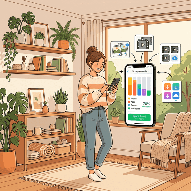 Clean duplicate photos to instantly free up iPhone space