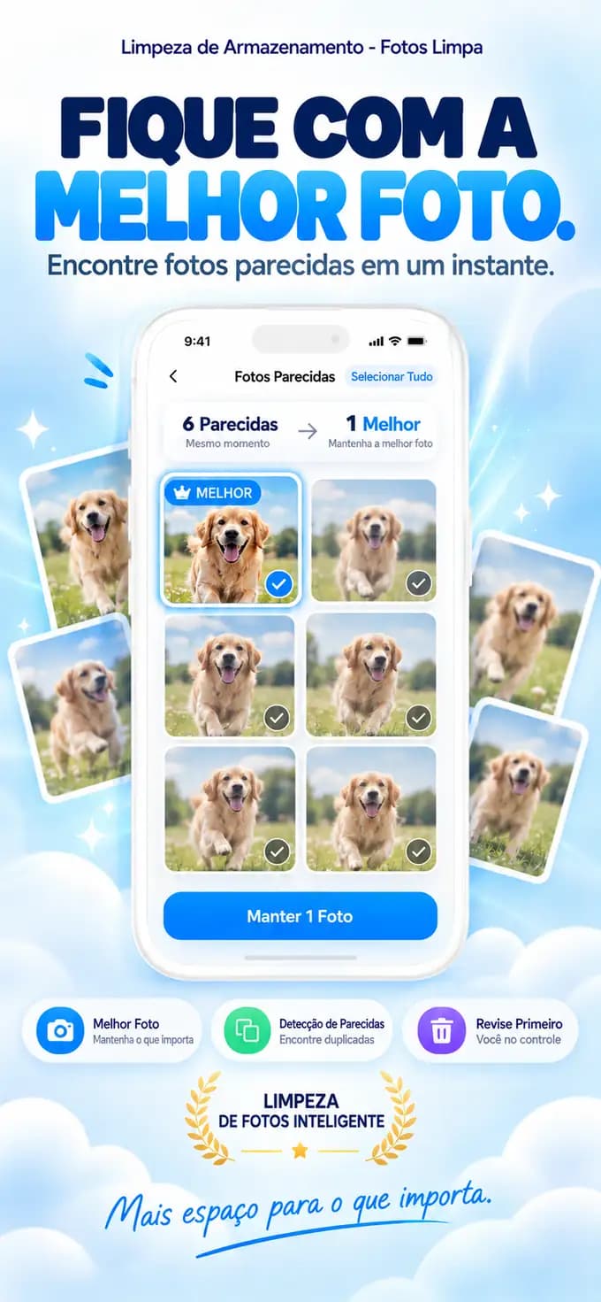 Photo Cleaner - Storage Space interface