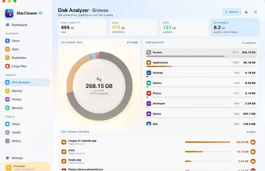 Smart Cleaner AI: Disk Clean