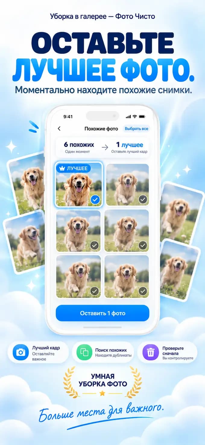 Photo Cleaner - Storage Space interface