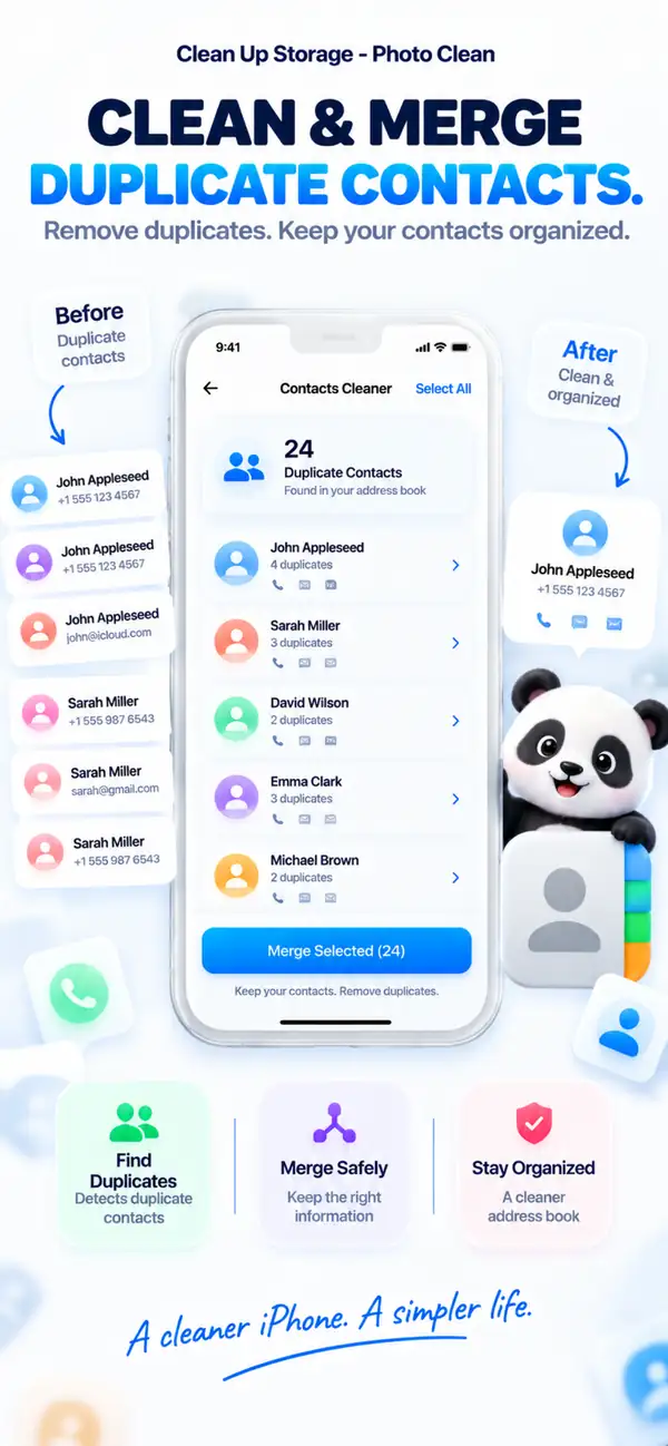 One person. One contact card.