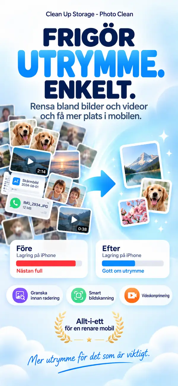 Ladda ner Photo Cleaner - Storage Space för iPhone