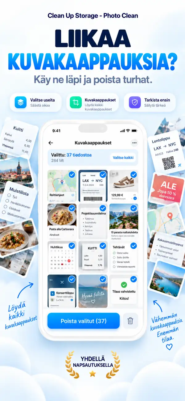 Lataa Photo Cleaner - Storage Space iPhonelle