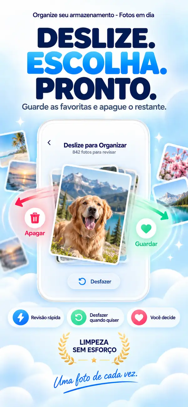 Deslizar para limpar