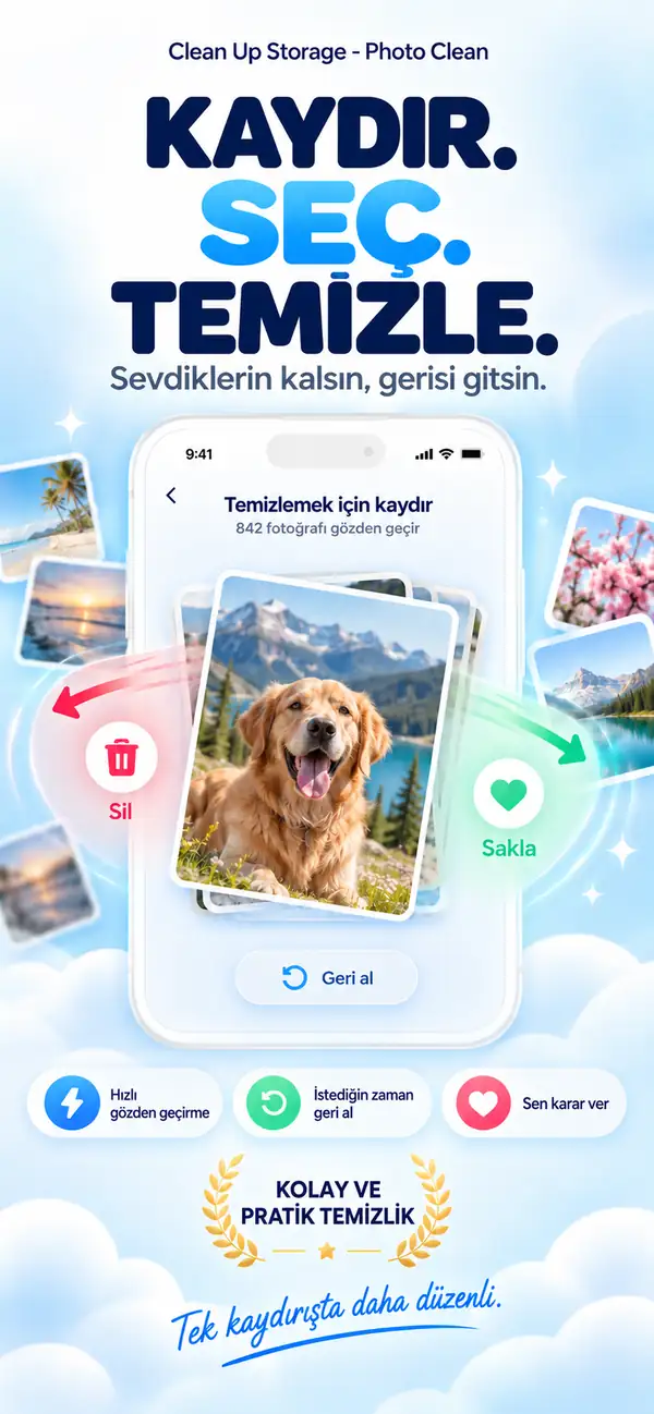 Kaydırarak temizle