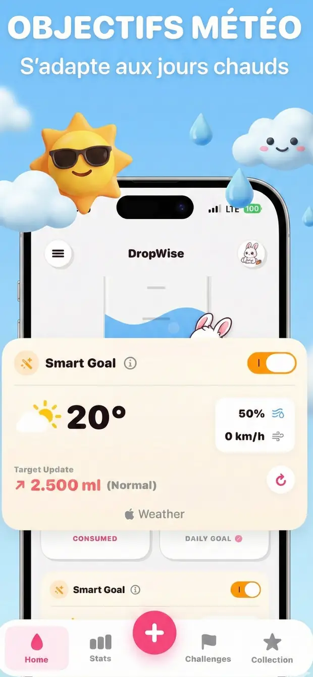Objectifs basés sur la météo