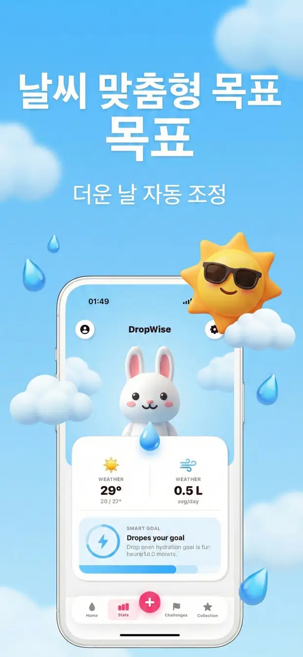 날씨 기반 목표