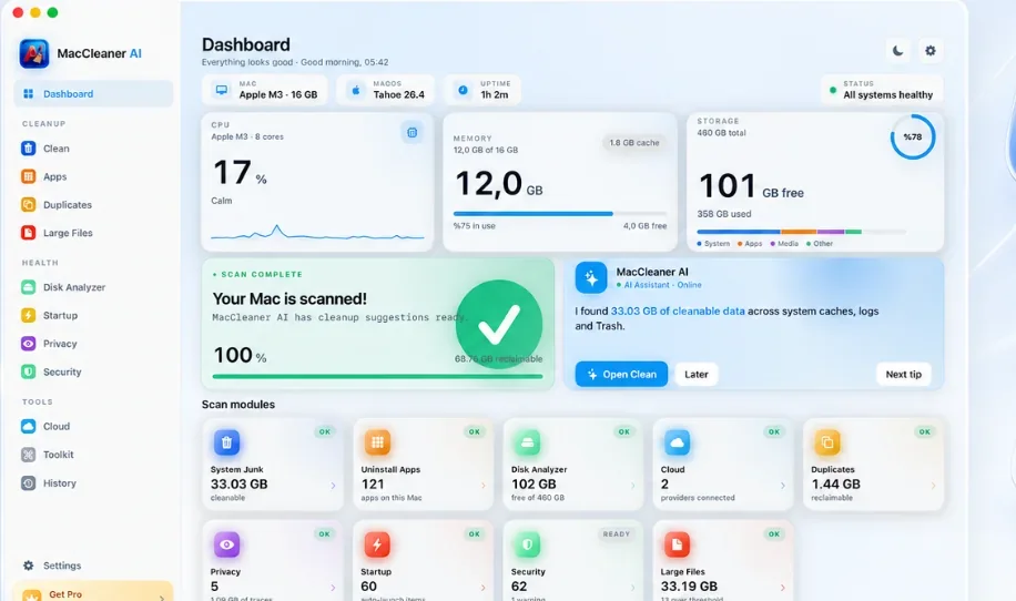 Smart Cleaner AI - Disk Clean