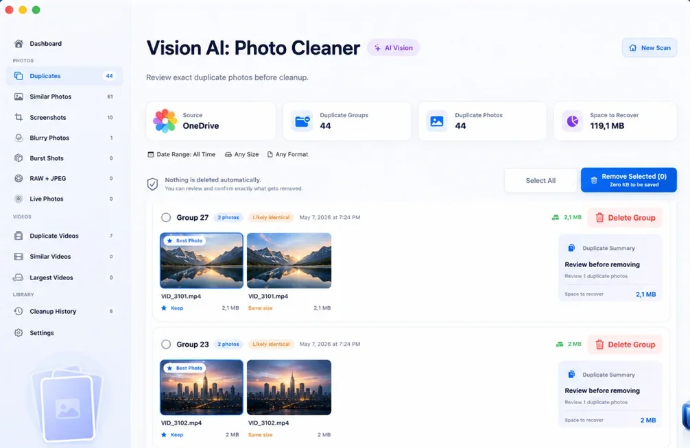 Vision AI - Photo Cleaner