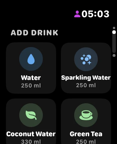 Water Reminder - DropWise: Water Reminder - DropWise auf der Apple Watch